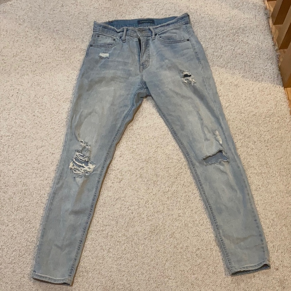 Aeropostale ripped jeans